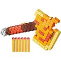Nerf Minecraft Firebrand blaster - piksel-øks med 6 Elite dartpiler