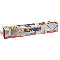 Fargeleggingsrull med 6 fargeblyanter – 2,5 meter