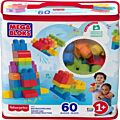Fisher Price First Builders - Mega Bloks byggklossar för de minsta - 60 delar - blå