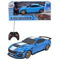 Ford Mustang Shelby Super Snake radiostyrd bil med ljus - blå 20 cm