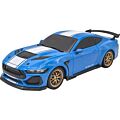 Ford Mustang Shelby Super Snake radiostyrd bil med ljus - blå 20 cm
