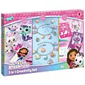 Gabbys dukkehus hobbysett 3-i-1 med perler og pynt