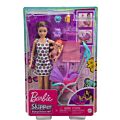 Barbie Skipper barnepige dukke med baby minidukke og vogn