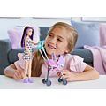 Barbie Skipper barnepige dukke med baby minidukke og vogn