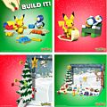 Mega Construx Pokemon Julekalender med Pikachu og Piplup figure