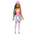 Barbie Dreamtopia enhörningsdocka med blått och rosa hår