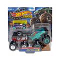 Hot Wheels Monster Trucks Value bilpaket – 2 Monster Trucks, bil och ramp