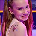 K-Pop Demon Hunters tatueringsset med glitterfolie
