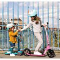 Micro Cruiser Black sparkesykkel for barn - store hjul og ekstra bredt styre