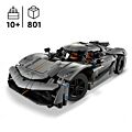 LEGO Technic 42173 Koenigsegg Jesko Absolut-hyperbil i grått