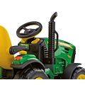 Peg Perego John Deere 12V elektrisk traktor för barn - med släp 