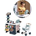 Smoby Smarty Market lekebutikk med handlevogn - 42 deler