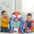 Spidey Web Spinners Hovedkvarter med lys, lyder og Spidey-figur