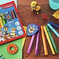 STABILO Cappi PAW Patrol färgpennor med Chase-hänge – 12 st.