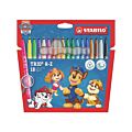 STABILO Trio A-Z PAW Patrol tuschpennor – 18 st.
