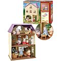 Sylvanian Families Wisteria Terrace 2-etagers hus med figurer og møbler