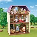 Sylvanian Families Wisteria Terrace 2-etagers hus med figurer og møbler