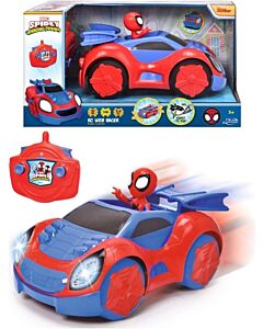 Spidey and His Amazing Friends RC Web Racer radiostyrt bil 27 cm med lys og fjernkontroll