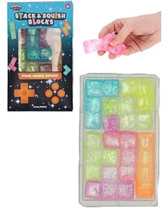 Amazing Cool squishy Tetris-brett - elastiske figurer for taktil lek 861-7406