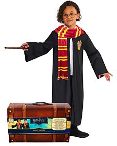 Harry Potter udklædningssæt med kappe og tilbehør i kuffert - 6-9 år 6000052S000