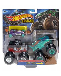 Hot Wheels Monster Trucks Value bilpakke – 2 Monster Trucks, bil og rampe JML61