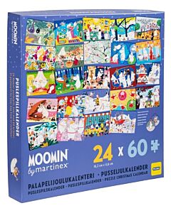 Mummi julekalender &ndash; 24 puslespill x 60 brikker
