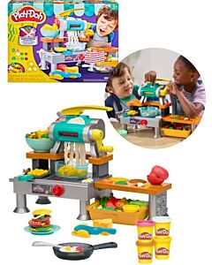 Play-Doh Super Sizzlin' Kitchen lekkök med ljud – 6 burkar G2309