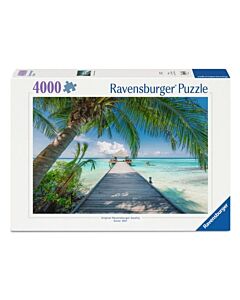 Ravensburger pussel 4000 bitar - Drømmestranden på Maldivene 12001737