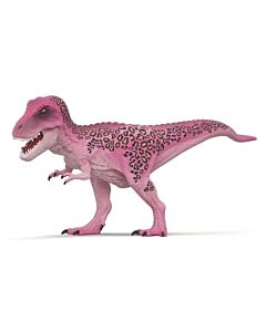 Schleich Pink T-Rex 72272 rosa dinosauriefigur med leopardmönster och öppen käke