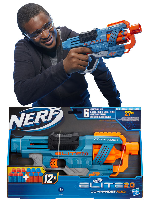 Nerf Pistole Elite 2.0 Commander RD 6 E9485EU4 NEU OVP 