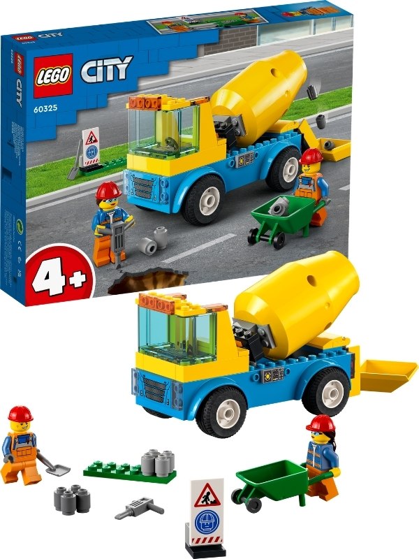 Kent Bounce Ærlig LEGO City Great Vehicles 60325 Lastbil med cementblander