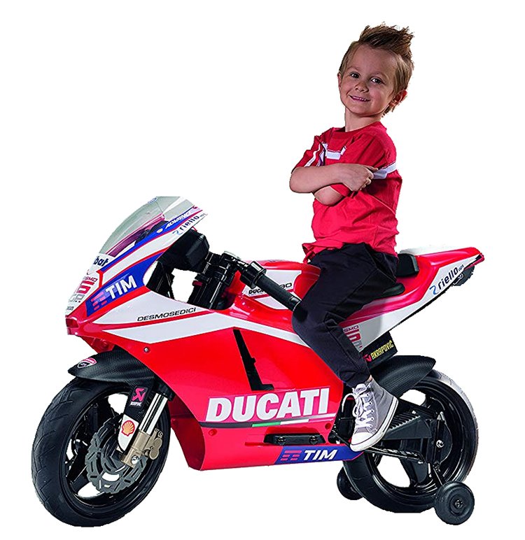 maske presse Udpakning Peg Perego Ducato GP 12V elektrisk motorcykel til børn - 12V MC0020