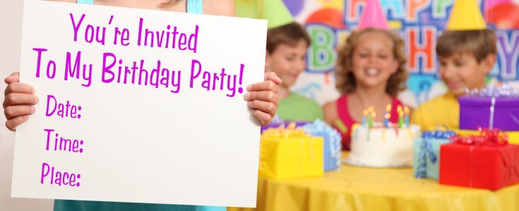Invitasjoner til barnebursdag