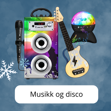 Musikk og disco er alltid en populær julegave