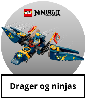 LEGO Ninjago drager og ninjas minifigurer