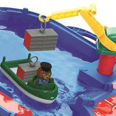 AquaPlay kanalsystem med båter, figurer og vannpumpe