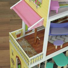 Treetasjers dukkehus fra KidKraft med 2 balkonger