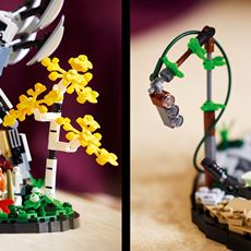 Lego Horizon Forbidden West utstilling med autentiske detaljer fra spillets landskap