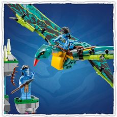 Lego Avatar byggeprosjekt Jake og Neytiris banshee-flytur