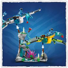 Lego Avatar byggesæt med poserbare modeller og minifigurer