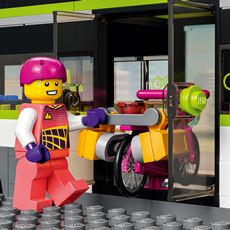 LEGO® City Trains 60337 høyhastighetstog med morsomme funksjoner og plass til sykler og rullestoler