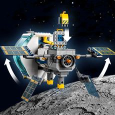 Lego City romstasjon på månen med NASA-inspirerte detaljer