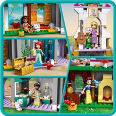LEGO Disney Prinsesser 43205 slott med rom til hver av de 5 prinsese-figurene