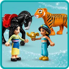 4 Disney-karakterer inkludert - Jasmine og Rajah, og Mulan og Khan
