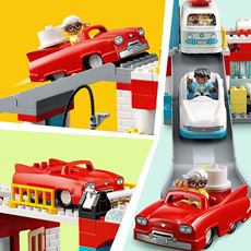 LEGO duplo 10948 parkeringshus med bilvask