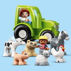 Lego duplo 10952 bondegård med traktor og dyr