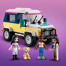 Lego Friends lekesett med SUV, henger og 3 minidukker