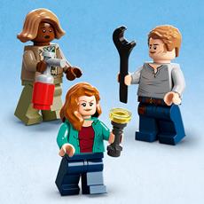 Lego Jurassic World byggesett med 3 minifigurer - Owen Grady, Claire Dearing og Kayla Watts