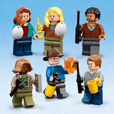 Lego Jurassic World byggesett med 6 minifigurer inkluder Owen Grady, Claire Dearing og Dr. Ellie Sattler