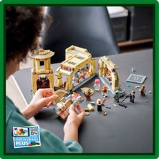 Lego Star Wars byggeporsjekt med instruksjoner i esken og appen